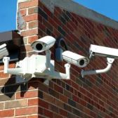 An Array of security cameras at a local school